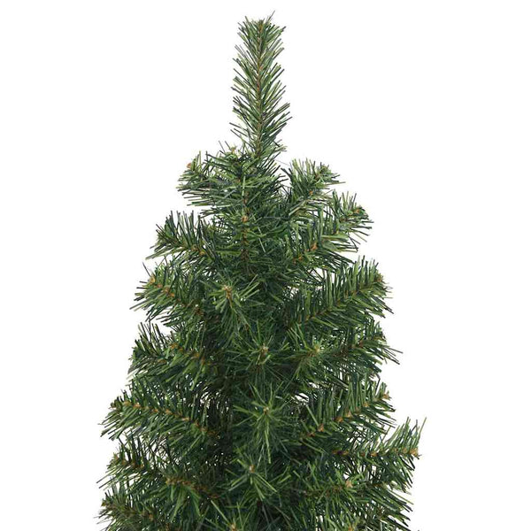 Tekojoulukuusi jalustalla Vihreä 180 cm PVC, teräs ja muovi