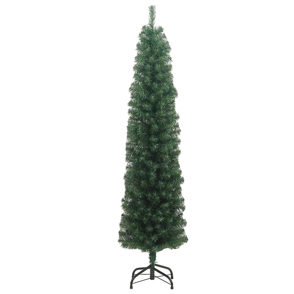 Tekojoulukuusi jalustalla Vihreä 240 cm PVC, teräs ja muovi
