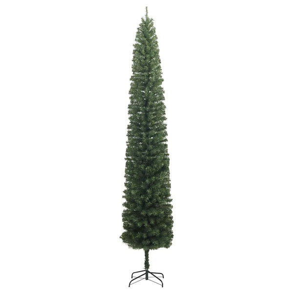 Tekojoulukuusi jalustalla Vihreä 270 cm PVC, teräs ja muovi