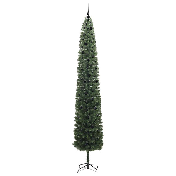 Tekojoulukuusi jalustalla Vihreä 300 cm PVC, teräs ja muovi