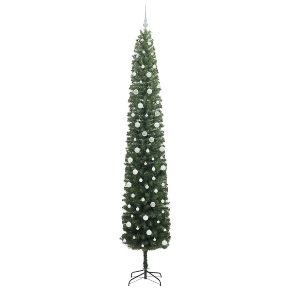 Tekojoulukuusi jalustalla Vihreä 300 cm PVC, teräs ja muovi