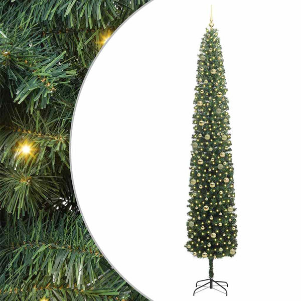 Tekojoulukuusi Vihreä 300 cm PVC, teräs ja muovi