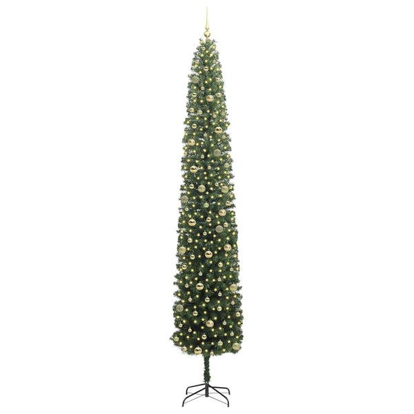Tekojoulukuusi Vihreä 300 cm PVC, teräs ja muovi