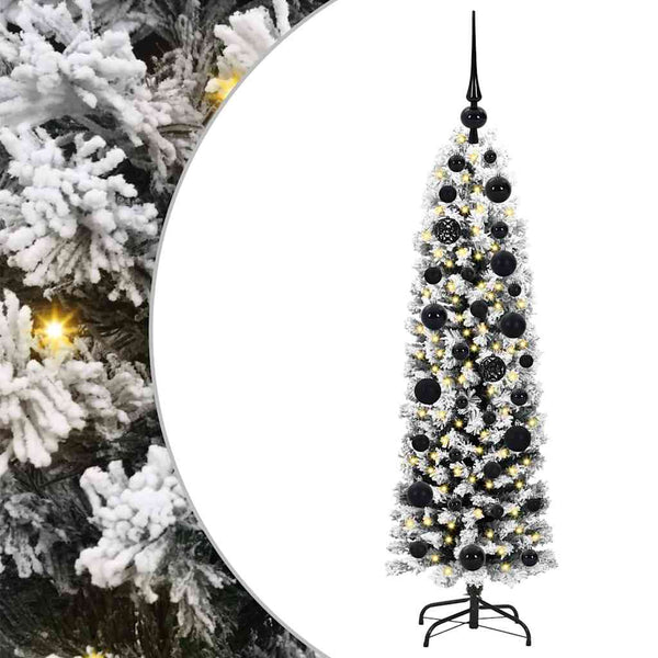 Tekojoulukuusi jalustalla Vihreä 120 cm PVC, teräs ja muovi