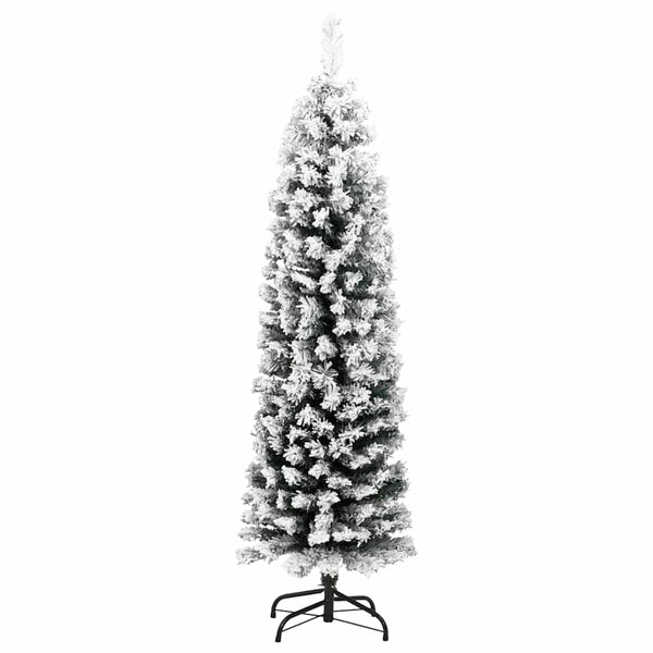 Tekojoulukuusi jalustalla Vihreä 120 cm PVC, teräs ja muovi
