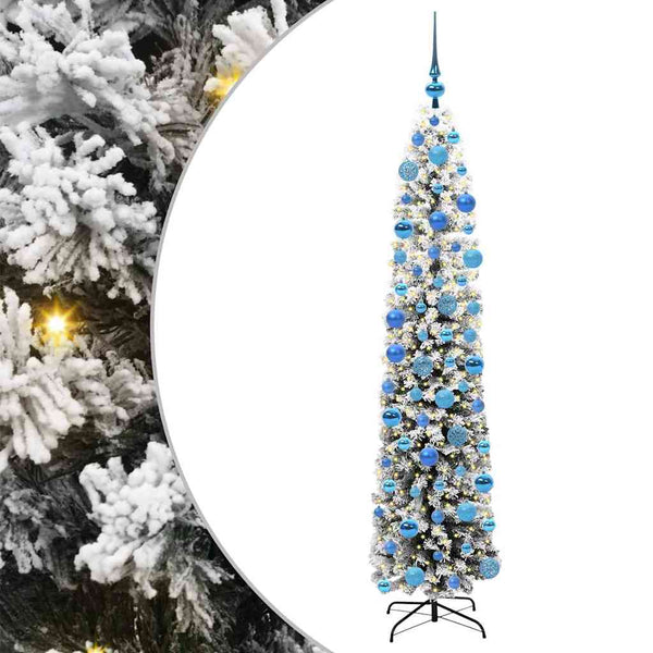 Tekojoulukuusi jalustalla Vihreä 180 cm PVC, teräs ja muovi