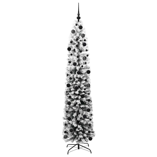 Tekojoulukuusi jalustalla Vihreä 240 cm PVC, teräs ja muovi