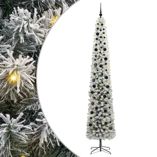 Tekojoulukuusi jalustalla Vihreä 270 cm PVC, teräs ja muovi