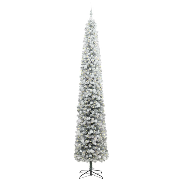 Tekojoulukuusi jalustalla Vihreä 270 cm PVC, teräs ja muovi