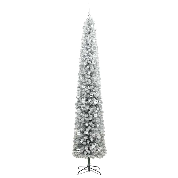 Tekojoulukuusi jalustalla Vihreä 270 cm PVC, teräs ja muovi