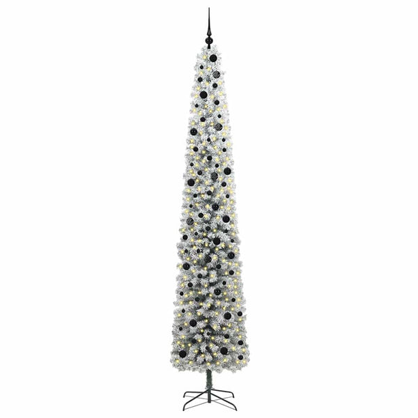 Tekojoulukuusi jalustalla Vihreä 300 cm PVC, teräs ja muovi