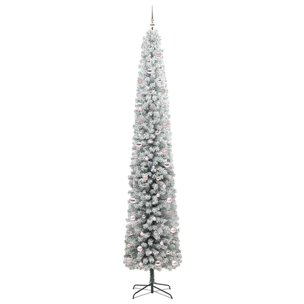 Tekojoulukuusi jalustalla Vihreä 300 cm PVC, teräs ja muovi
