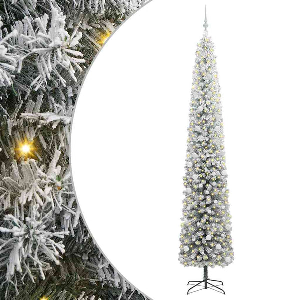 Tekojoulukuusi jalustalla Vihreä 300 cm PVC, teräs ja muovi