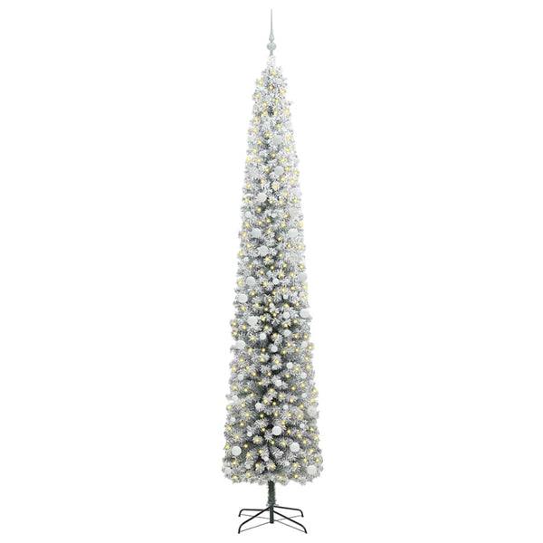 Tekojoulukuusi jalustalla Vihreä 300 cm PVC, teräs ja muovi