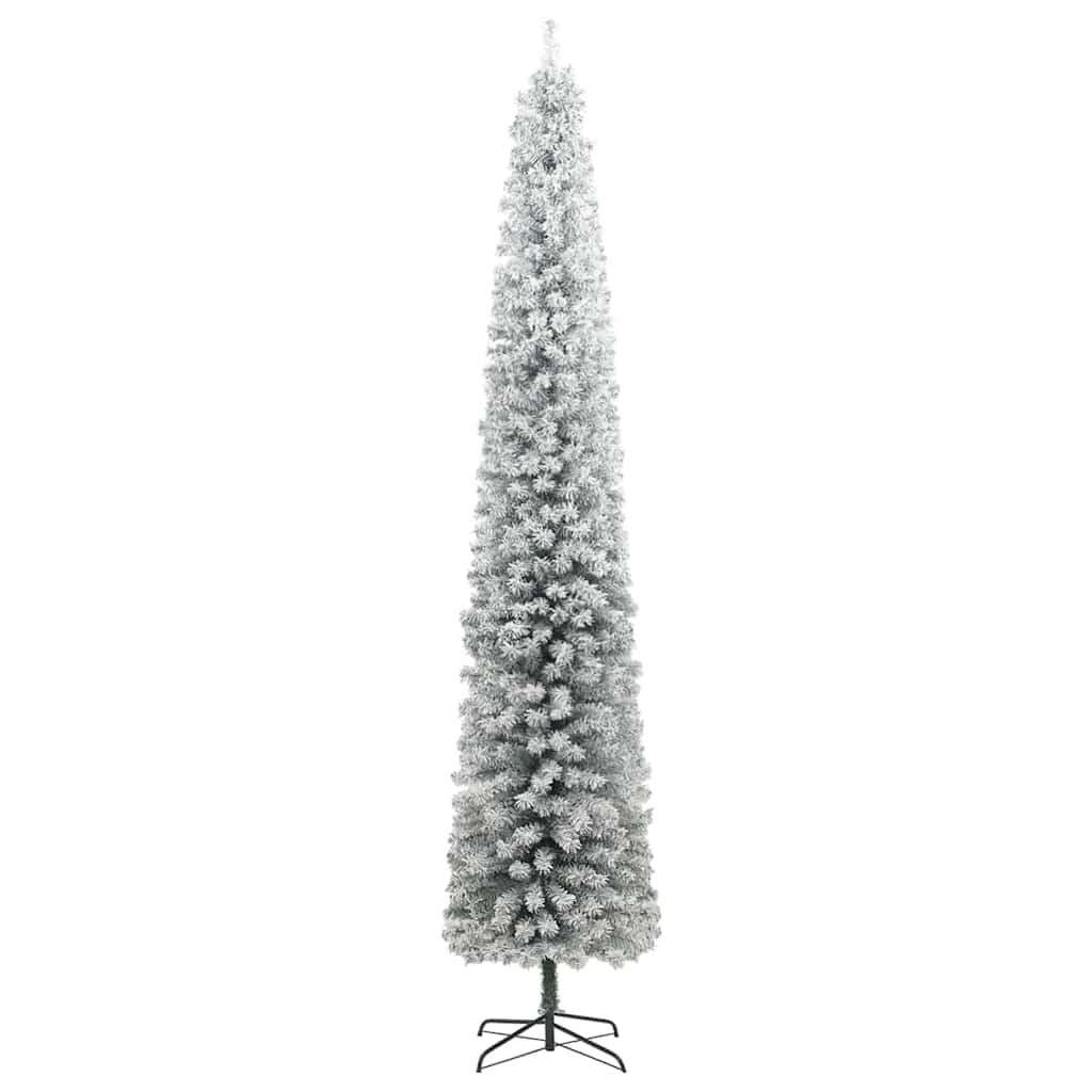 Tekojoulukuusi LED-valoilla Vihreä ja valkoinen 300 cm