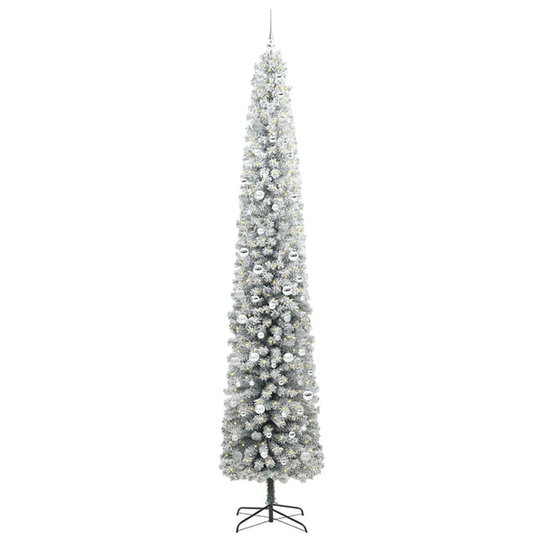 Tekojoulukuusi jalustalla Vihreä 300 cm PVC, teräs ja muovi