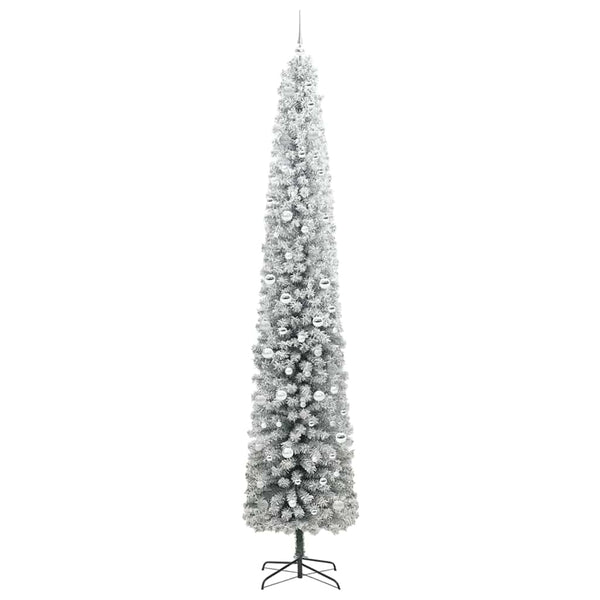 Tekojoulukuusi jalustalla Vihreä 300 cm PVC, teräs ja muovi