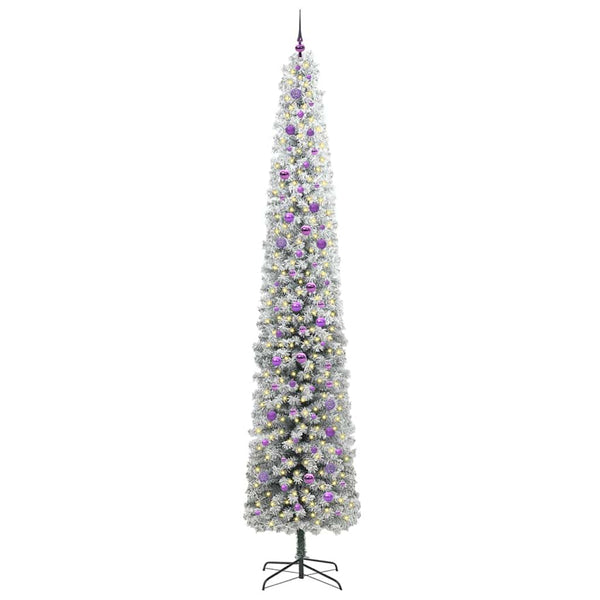 Tekojoulukuusi jalustalla Vihreä 300 cm PVC, teräs ja muovi