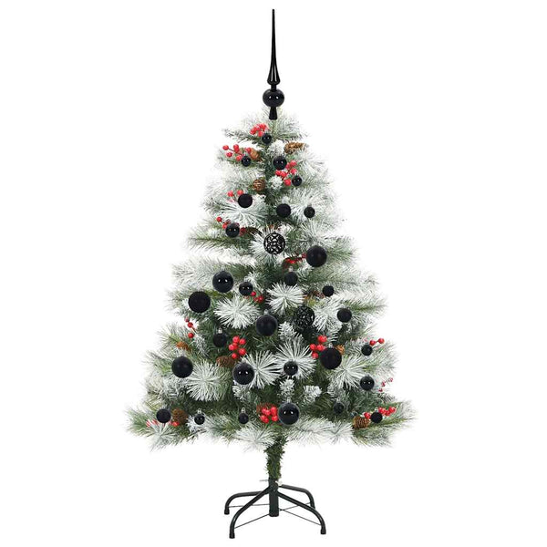 Tekojoulukuusi LED -nauhavalot Vihreä ja valkoinen 120 cm