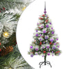 Tekojoulukuusi LED -nauhavalot Vihreä ja valkoinen 120 cm