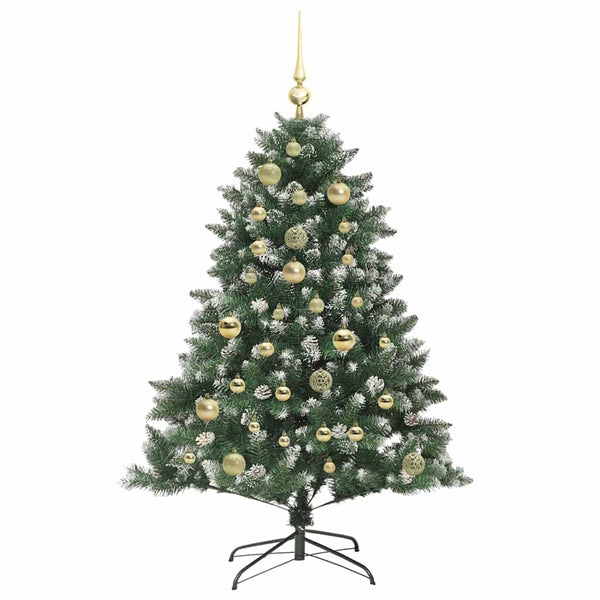 Tekojoulukuusi Vihreä 120 cm PVC ja muovi ja teräs