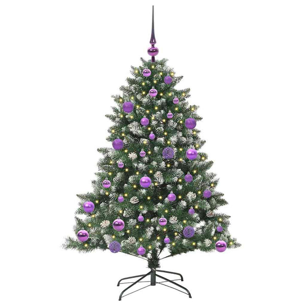 Tekojoulukuusi Vihreä 120 cm PVC ja muovi ja teräs