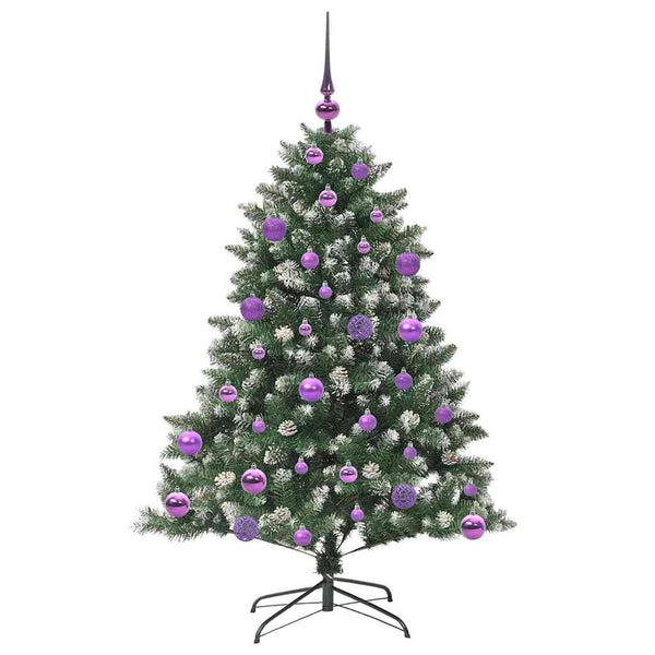 Tekojoulukuusi Vihreä 120 cm PVC ja muovi ja teräs
