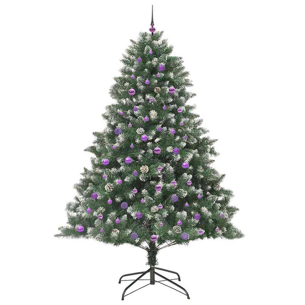 Tekojoulukuusi Vihreä 240 cm PVC ja muovi ja teräs