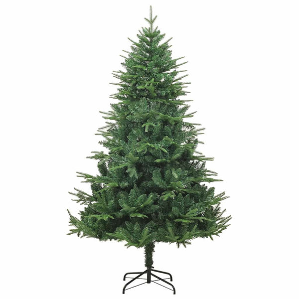 Tekoinen Esivalmistettu Joulukuusi Pallosetillä Vihreä 210 cm