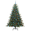 Tekojoulukuusi jalustalla Vihreä 180 cm PVC ja Metalli ja Muovi