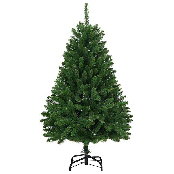 Tekojoulukuusi vihreä 150 LED-valolla 120 cm materiaalina PVC ja metalli