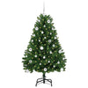 Tekojoulukuusi 150 cm, Vihreä, LED-valoilla PVC ja metalli