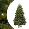 Tekojoulukuusi 300 LED-valoilla, 180 cm, vihreä, PVC ja metalli