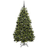 Tekojoulukuusi 300 LED-valoilla, 180 cm, vihreä, PVC ja metalli