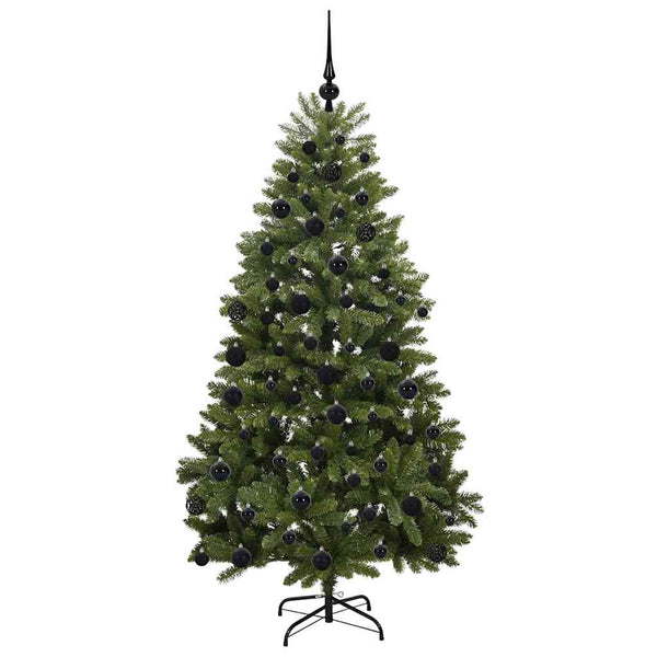 Tekojoulukuusi 300 LED-valoilla, 180 cm, vihreä, PVC ja metalli