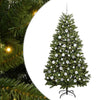 Tekojoulukuusi 300 LED-valoilla Vihreä 180 cm PVC ja metalli