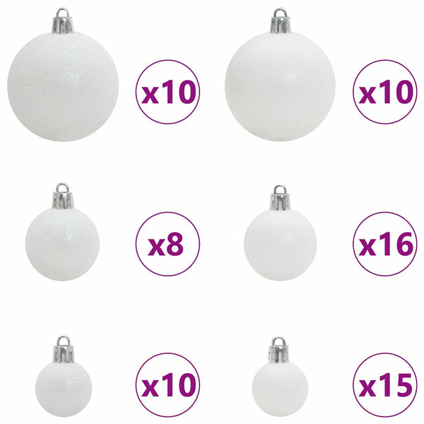 300 LED-valolla Vihreä tekojoulukuusi 210 cm, valmistettu PVC:stä ja metallista