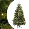 Vihreä tekojoulukuusi 240 cm, PVC ja metalli, 300 LED-valoa