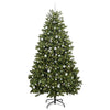 Tekojoulukuusi 300 LED-valoilla Vihreä 240 cm PVC ja metalli