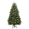 Tekojoulukuusi 300 LED-valoilla Vihreä 240 cm PVC ja metalli