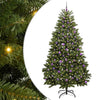 Vihreä tekojoulukuusi PVC ja metalli, 300 LED-valoa, 240 cm