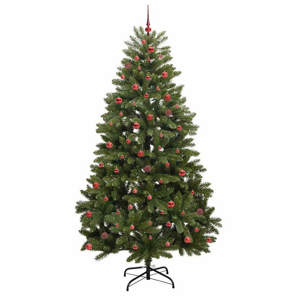 Tekojoulukuusi 300 LED-valoilla Vihreä 270 cm PVC ja metalli