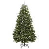 Tekojoulukuusi 300 LED-valoilla Vihreä 270 cm PVC ja metalli