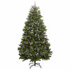 Tekojoulukuusi 300 LED-valoilla Vihreä 270 cm PVC ja metalli