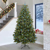 Tekojoulukuusi 300 LED-valoilla Vihreä 270 cm PVC ja metalli