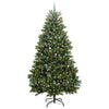 Tekojoulukuusi 300 LED-valoilla Vihreä 270 cm PVC ja metalli