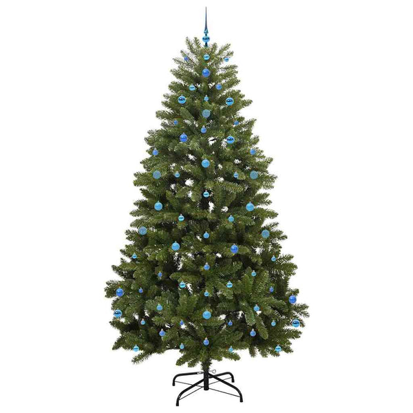 Tekojoulukuusi 300 LED-valoilla Vihreä 270 cm PVC ja metalli
