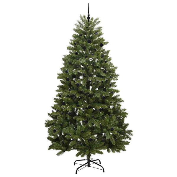 Tekojoulukuusi 300 LED-valoilla Vihreä 300 cm PVC ja metalli