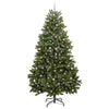 Tekojoulukuusi 300 LED-valoilla Vihreä 300 cm PVC ja metalli