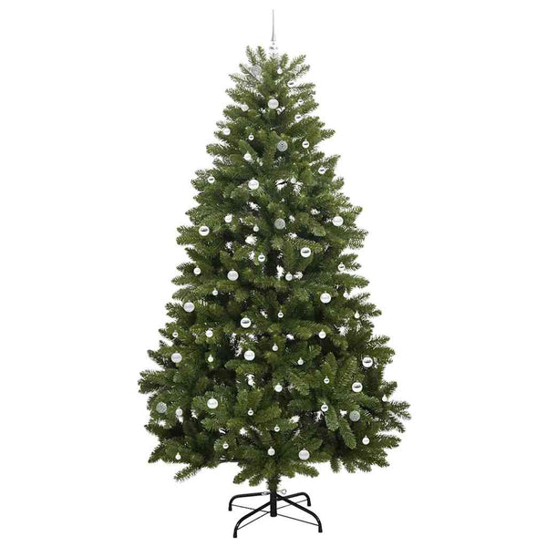Tekojoulukuusi 300 LED-valoilla Vihreä 300 cm PVC ja metalli